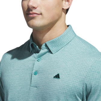 Adidas Heren Golfpolo Go To Rise Print Purtea