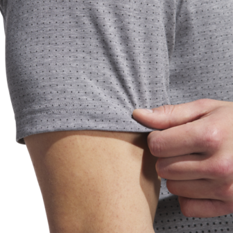 Adidas Heren Golfpolo Go To Rise Print Carbon