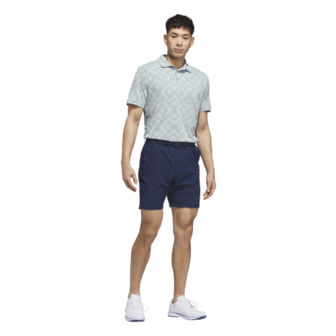 Adidas Ultimate CLSN Jacquard Heren Golfpolo Wosa Navy