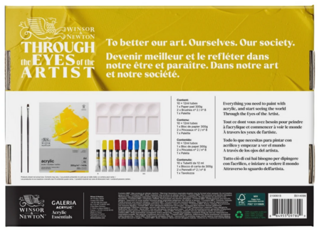 Winsor&amp;Newton Acrylic Essentials 14-delige set