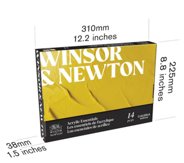 Winsor&amp;Newton Acrylic Essentials 14-delige set