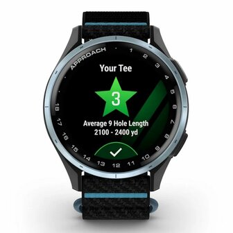 Garmin J1 43MM GPS Golfhorloge Zwart