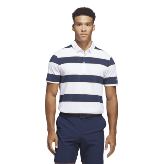 Adidas Heren Golfpolo Ultimate 365 Jumbo Stripes