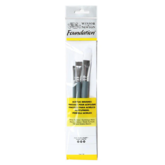 Winsor &amp; Newton Foundation kwastenset Rond 1,3 en 5