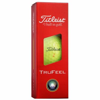 Titleist TruFeel Golfballen Geel 2026