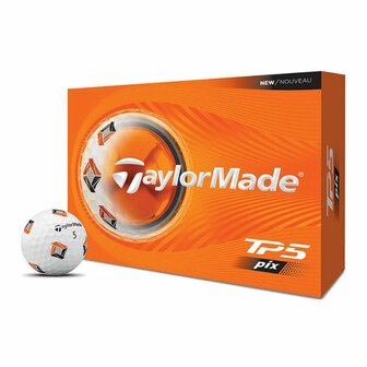 Taylormade TP5 Pix Golfballen Wit 2026