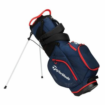 Taylormade TM23 Pro Standbag Navy Rood