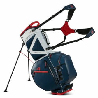 Big Max Aqua Hybrid 4 Standbag Navy Wit Rood