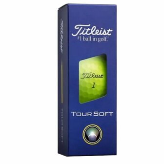 Titleist Tour Soft Golfballen Geel 2026