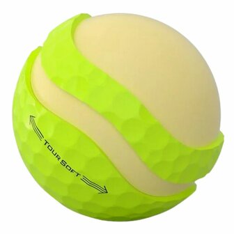 Titleist Tour Soft Golfballen Geel 2026
