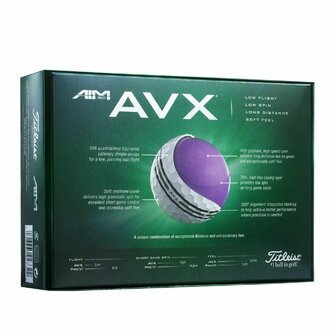 Titleist AVX Alignment 360 Golfballen Wit 2025