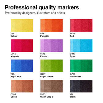 Winsor &amp; Newton Promarker Brush Vibrant Tones