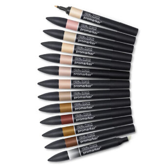 Winsor &amp; Newton Promarker Brush Skin Tones 12-Pack