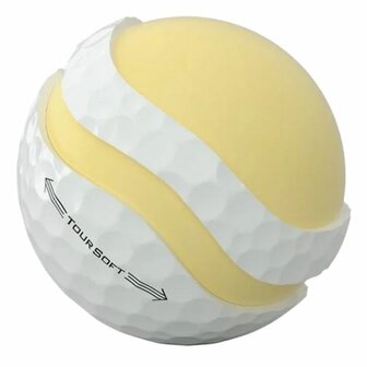 Titleist Tour Soft Golfballen Wit 2026