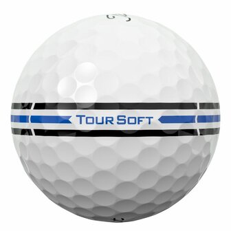 Titleist Tour Soft Alignment 360 Golfballen Wit 2025