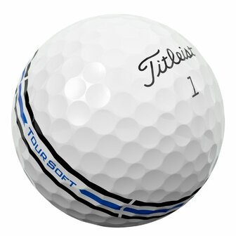 Titleist Tour Soft Alignment 360 Golfballen Wit 2025