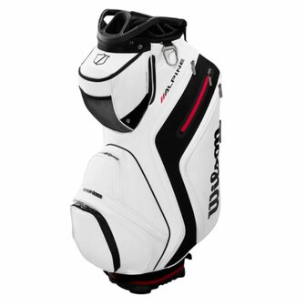 Wilson Staff Alpine Cartbag Wit Zwart Rood