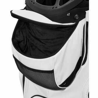 Wilson Staff Alpine Cartbag Wit Zwart Rood