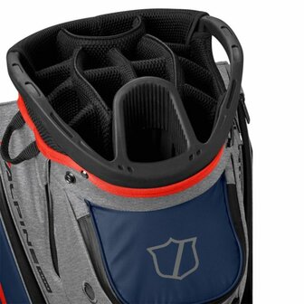 Wilson Staff Alpine Dry Cartbag Grijs Navy Rood
