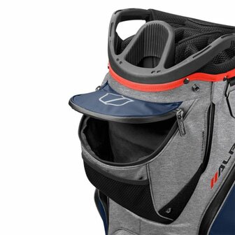 Wilson Staff Alpine Dry Cartbag Grijs Navy Rood