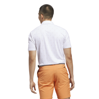 Adidas Ultimate ESCE Print Heren Golfpolo Wit