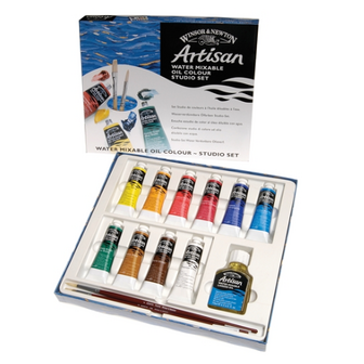 Winsor &amp; Newton Artisan Water Mixable Oil Colour Studio Set