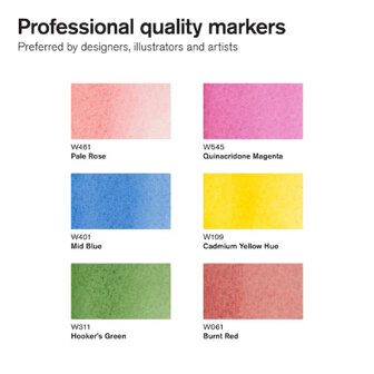 Winsor &amp; Newton Promarker Floaral Tones 6-Pack