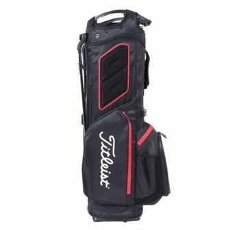 Titleist Players 4 Carbon Standbag Zwart Rood