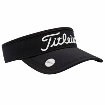 Titleist Players Ball Marker Visor Zwart Wit