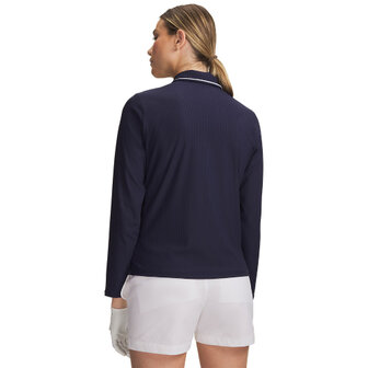 Under Armour Drive Chill LS Polo Midnight Navy
