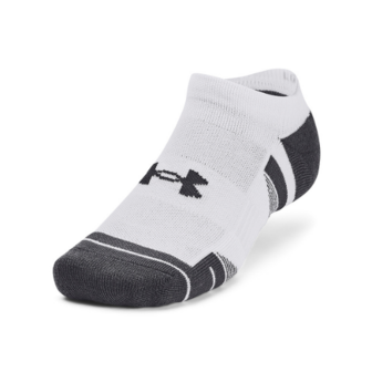 Under Armour Performance Tech Golfsokken Kort Wit 3 pack 