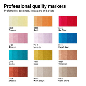 Winsor &amp; Newton Promarker Manga Romance 12-pack