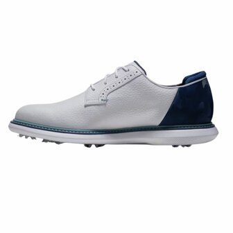 Footjoy Heren Golfschoenen Traditions Wit Navy