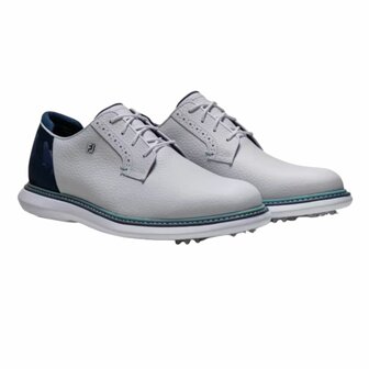 Footjoy Heren Golfschoenen Traditions Wit Navy