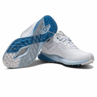 Footjoy PRO SL 26 Dames Golfschoenen Wit Blauw