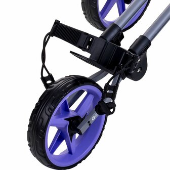 Fastfold Square Golftrolley Grijs Paars