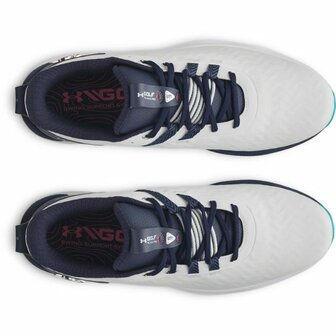Under Armour Drive Pro Clone Sl Wit Navy Heren Golfschoenen