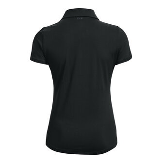 Dames Golfpolo Under Armour Zinger Short Sleeve Midnight Zwart