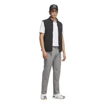 Adidas Ultimate365 Tour Deco Heren Golfpolo Wit Grijs