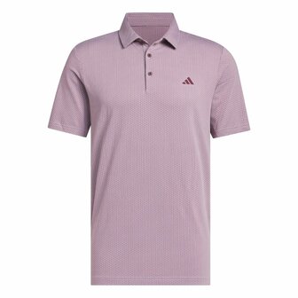 Adidas Perfect TXT Heren Golfpolo White Maroon