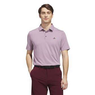 Adidas Perfect TXT Heren Golfpolo White Maroon