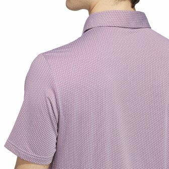 Adidas Perfect TXT Heren Golfpolo White Maroon