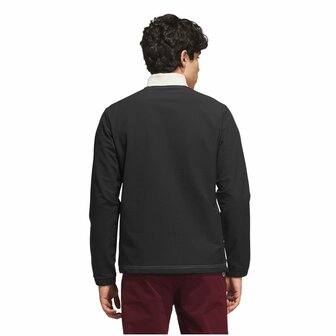 Adidas Ultimate365 Wind Volledige Ritssluiting Heren Golfsweater Aluminium Zwart