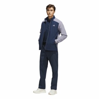 Adidas Ultimate365 Wind Volledige Ritssluiting Heren Golfsweater Navy Slate