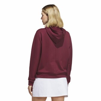 Adidas Beyond The Course Snap Climawarm Loose Hoodie Bordeaux