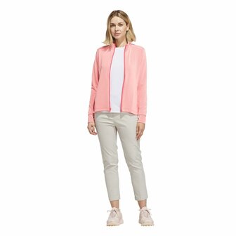 Adidas Dames W Textured Golfvest Pur Tur