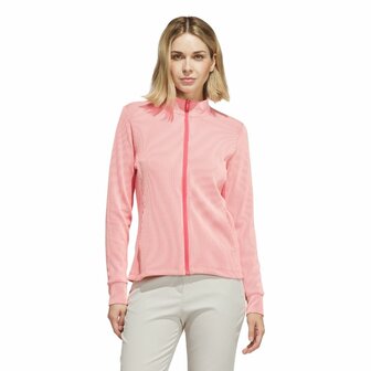 Adidas Dames W Textured Golfvest Pur Tur