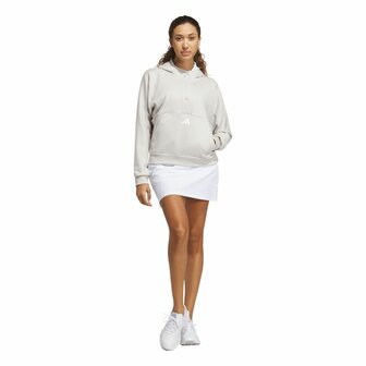 Adidas Beyond The Course Snap Climawarm Loose Hoodie Dames Beige