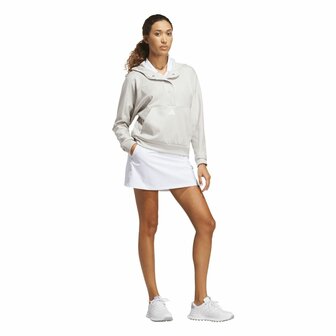 Adidas Beyond The Course Snap Climawarm Loose Hoodie Dames Beige