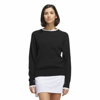 Adidas Ultimate365 Knit Crew Dames Sweater Zwart